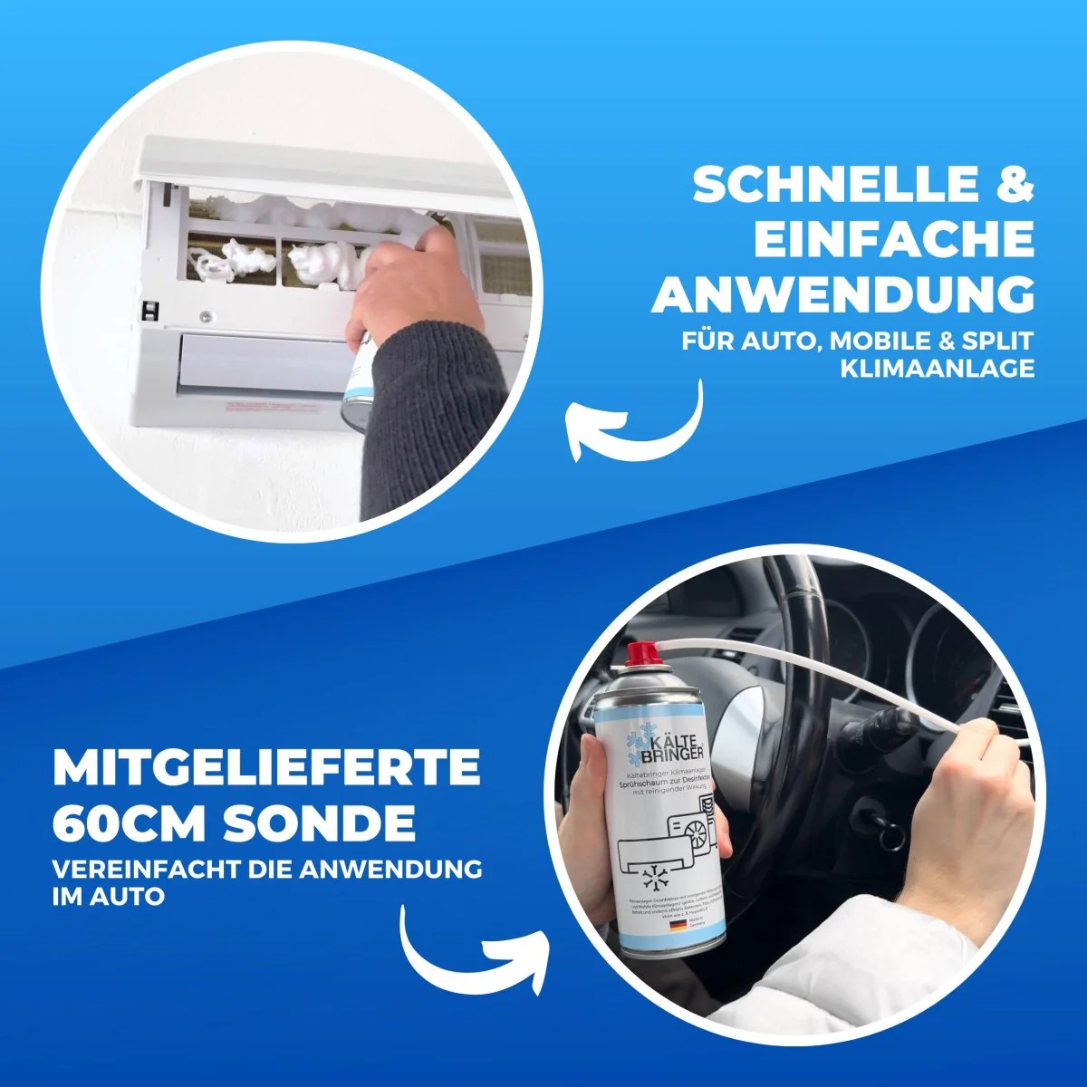 Kältebringer 400ml Klimaanlagen Reiniger und Desinfektionsschaum - Image 4
