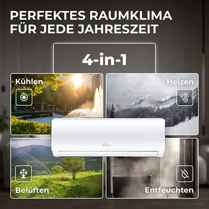 Kältebringer® Multisplit Klimaanlage Trio - 27.000 BTU (7,9kW) - 3 Innengeräte - Image 3