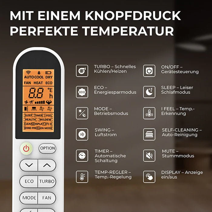 Kältebringer® Multisplit Klimaanlage Trio - 27.000 BTU (7,9kW) - 3 Innengeräte - Image 5
