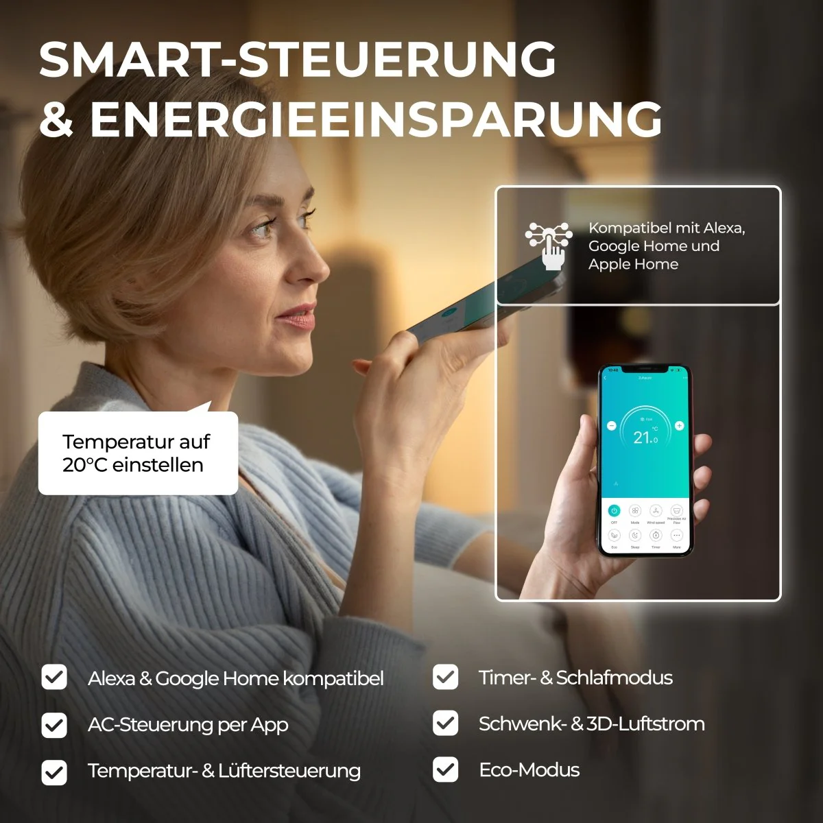 Kältebringer® Multisplit Klimaanlage Trio - 27.000 BTU (7,9kW) - 3 Innengeräte - Image 7