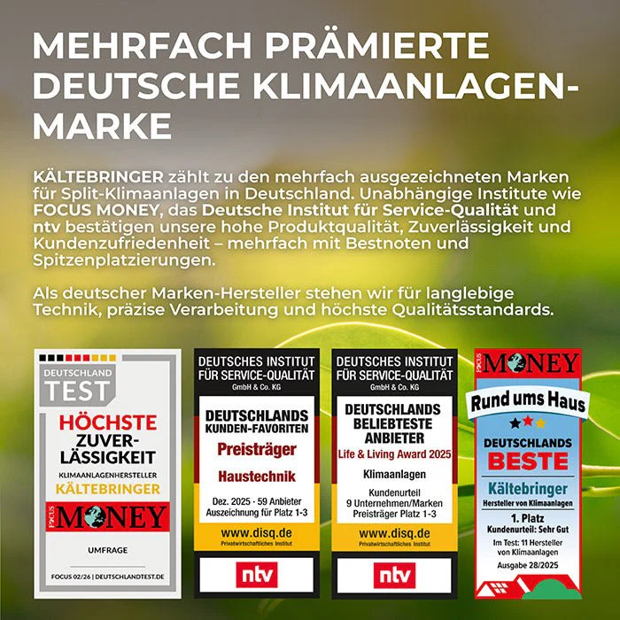 Kältebringer® A+++ Split Klimaanlage 12.000 BTU (3,5kW) Komplettset - Image 9