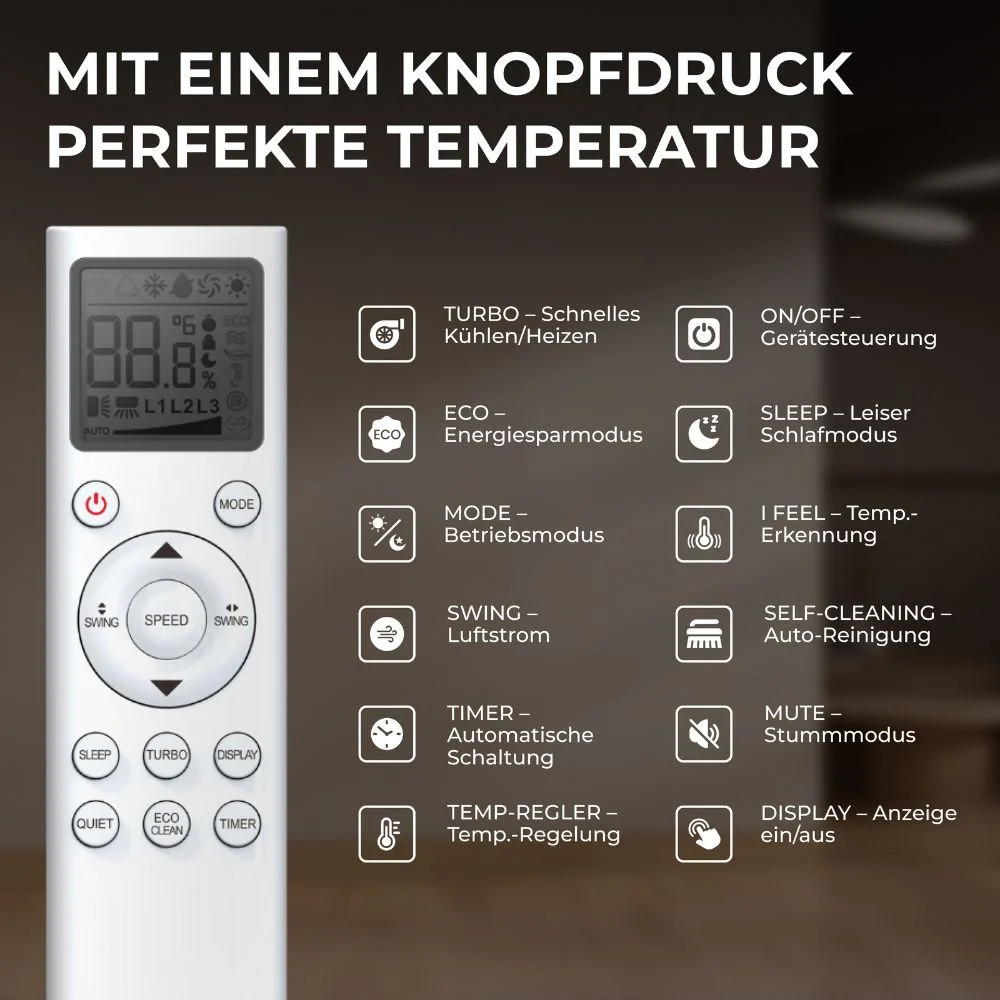 Kältebringer R290 A+++ Split Klimaanlage 12.000 BTU (3,7kW) - Image 5