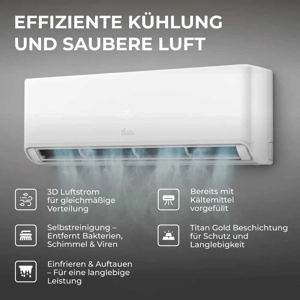 Kältebringer R290 A+++ Split Klimaanlage 18.000 BTU (5,4kW) - Image 4