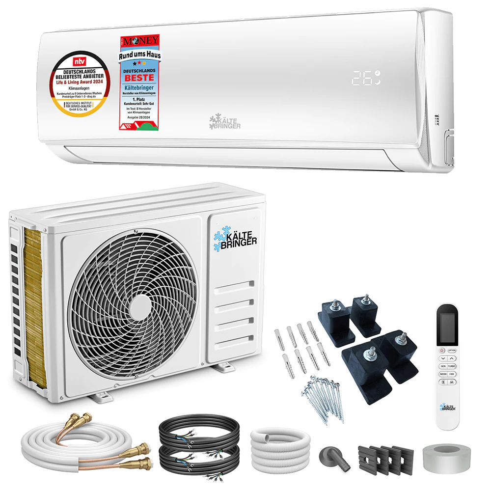 Kältebringer® Split Klimaanlage Quick Connect 12.000 BTU (3,4kW) Komplettset - Image 10